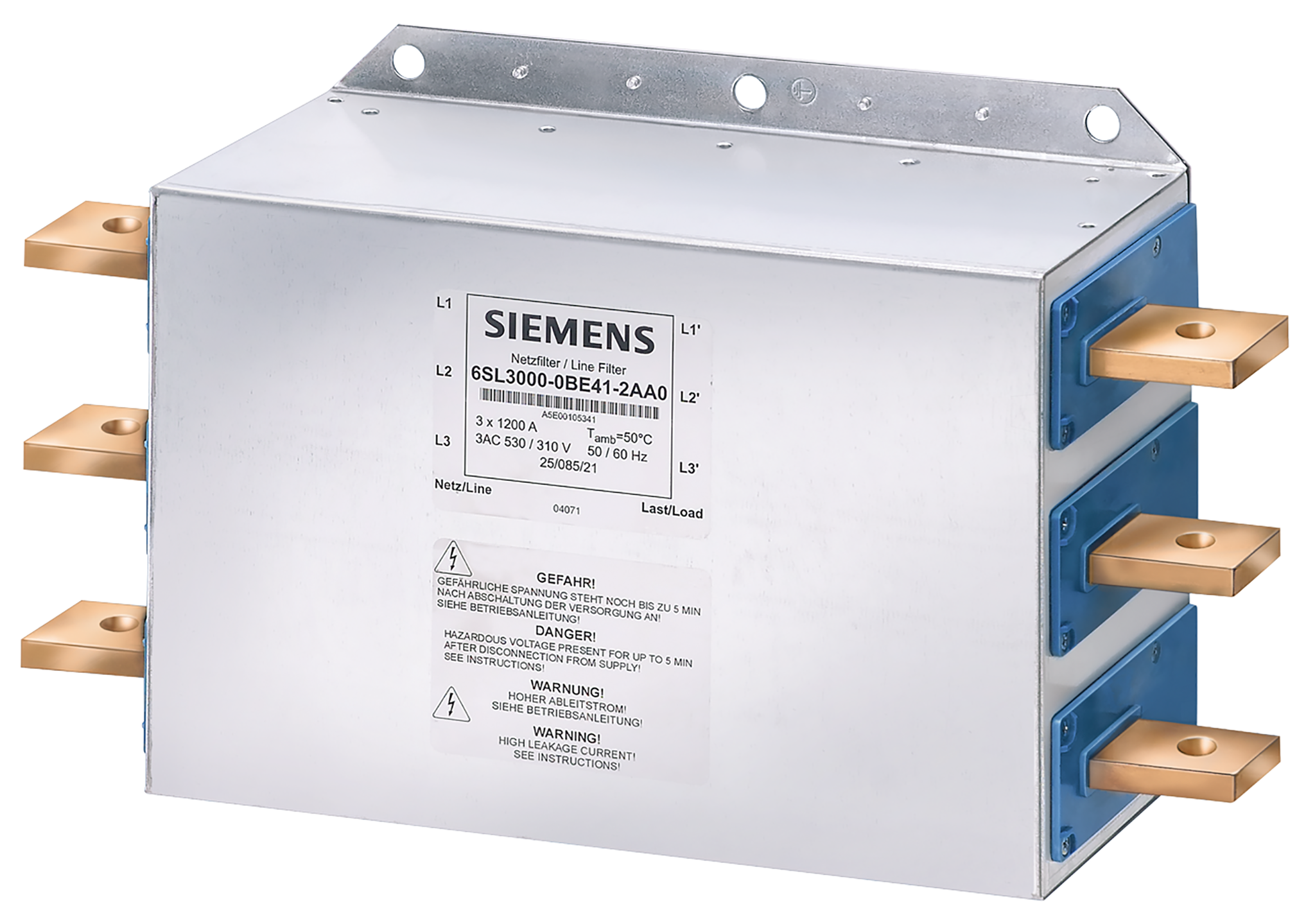 B63-Siemens-SINAMICS S120 built-in units-Chassis format-Line filters