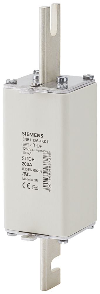 B90-Siemens-System components for SINAMICS S120 built-in Chassis and Chassis-2 format units-DC link components-DC link fuses