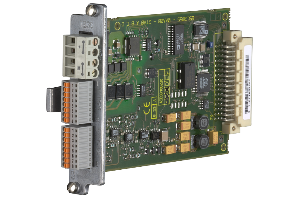 C10-Siemens-SINAMICS S120 built-in units-Supplementary system components-TB30 Terminal Board