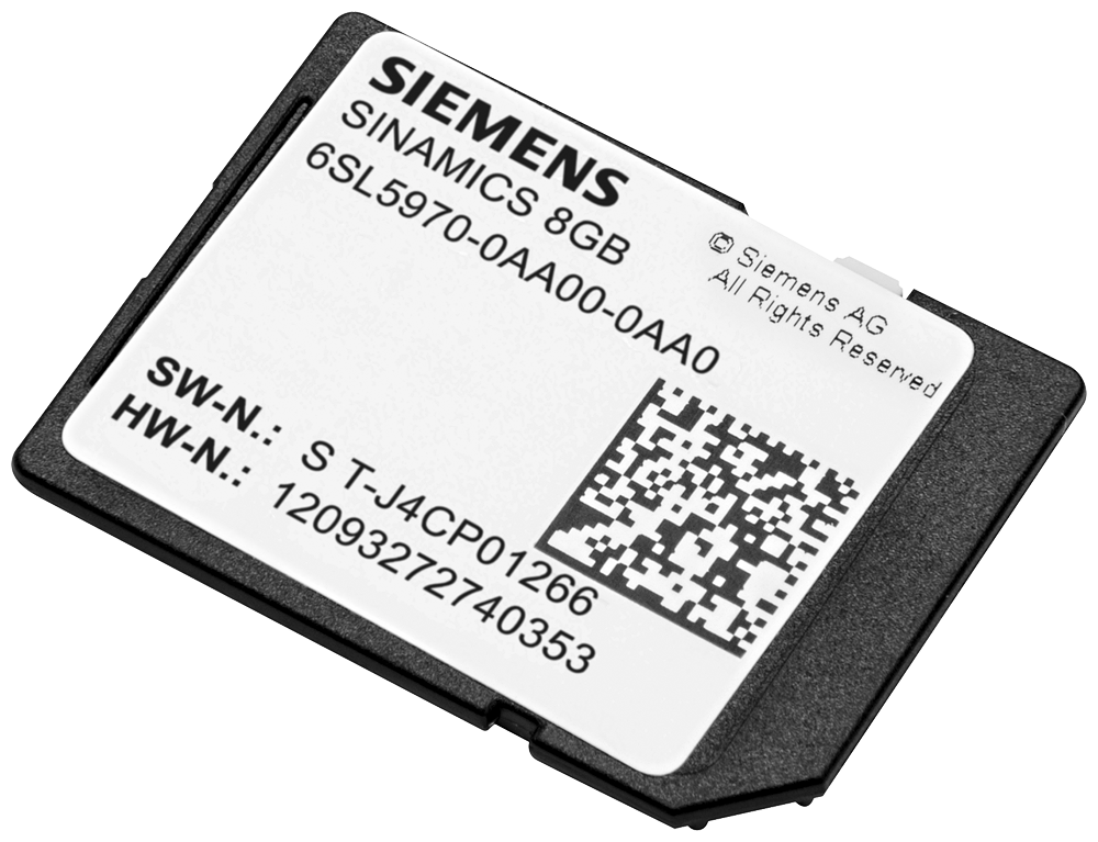 D61-Siemens-SINAMICS S200 servo drive system-Supplementary system components-Memory cards