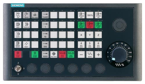 Machine control panels in classic design