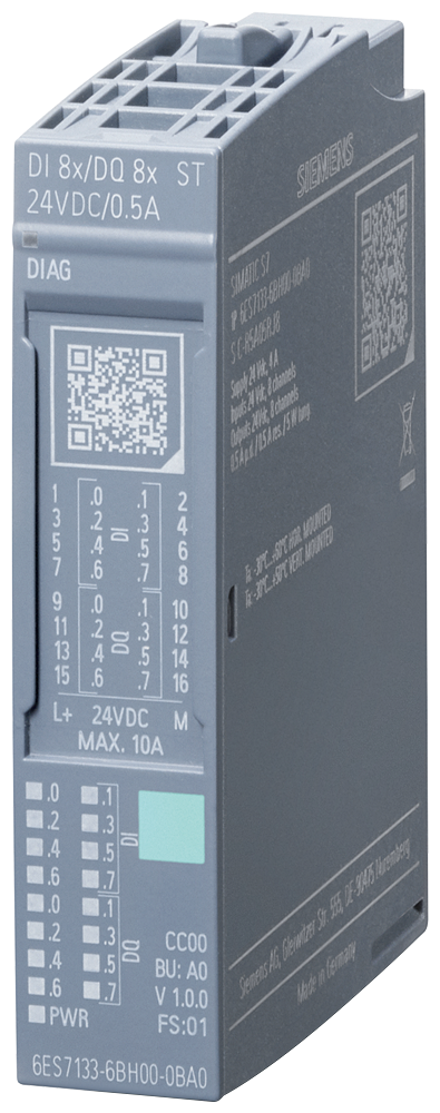 DX1-Siemens-SIMATIC ET 200SP-I-O modules-Digital input-output modules