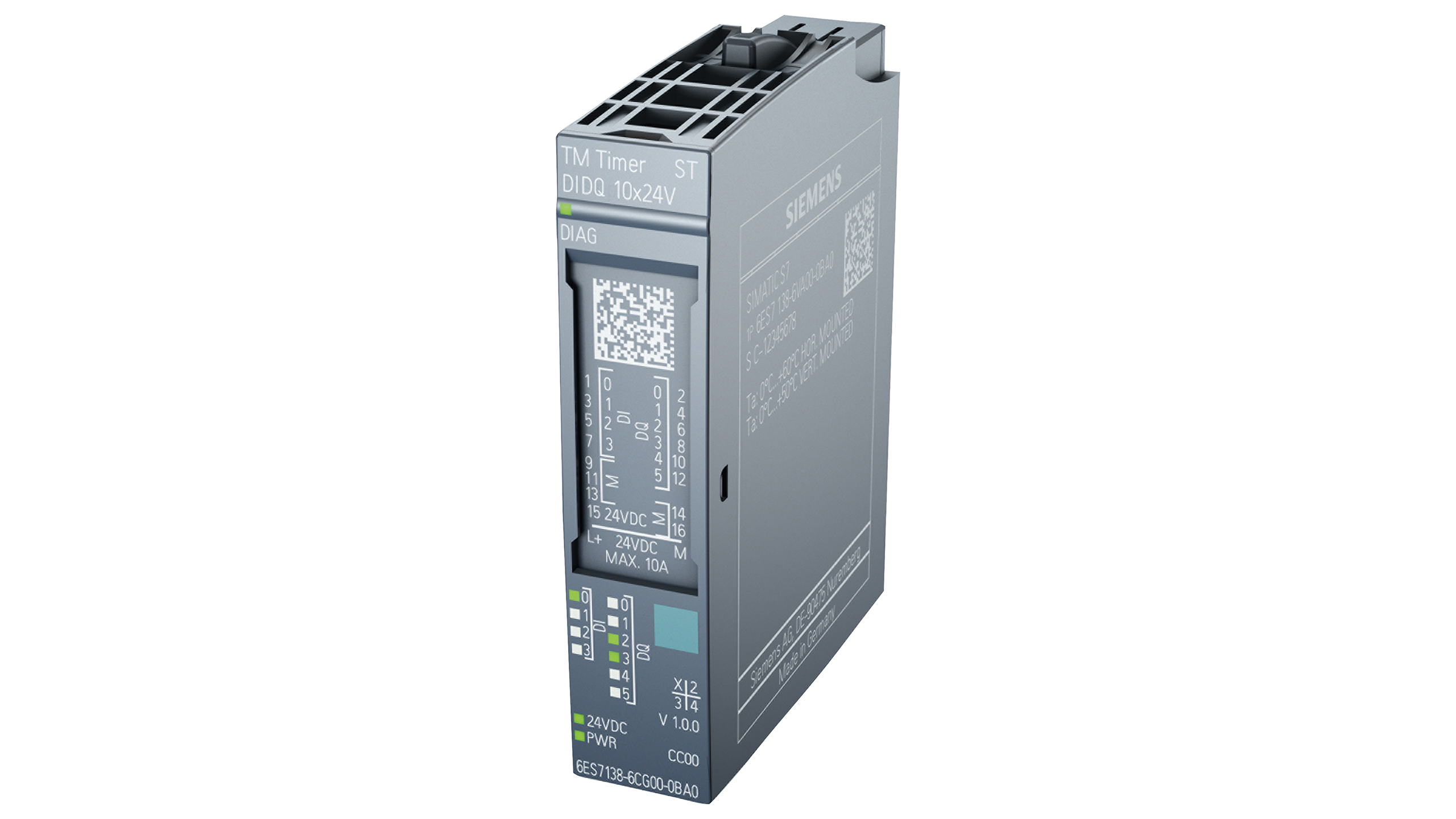 M40-Siemens-I-O modules-Technology modules-TM Timer DIDQ 10-24V time-based IO module