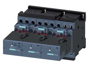 Contactor assemblies for star-delta (wye-delta) starting