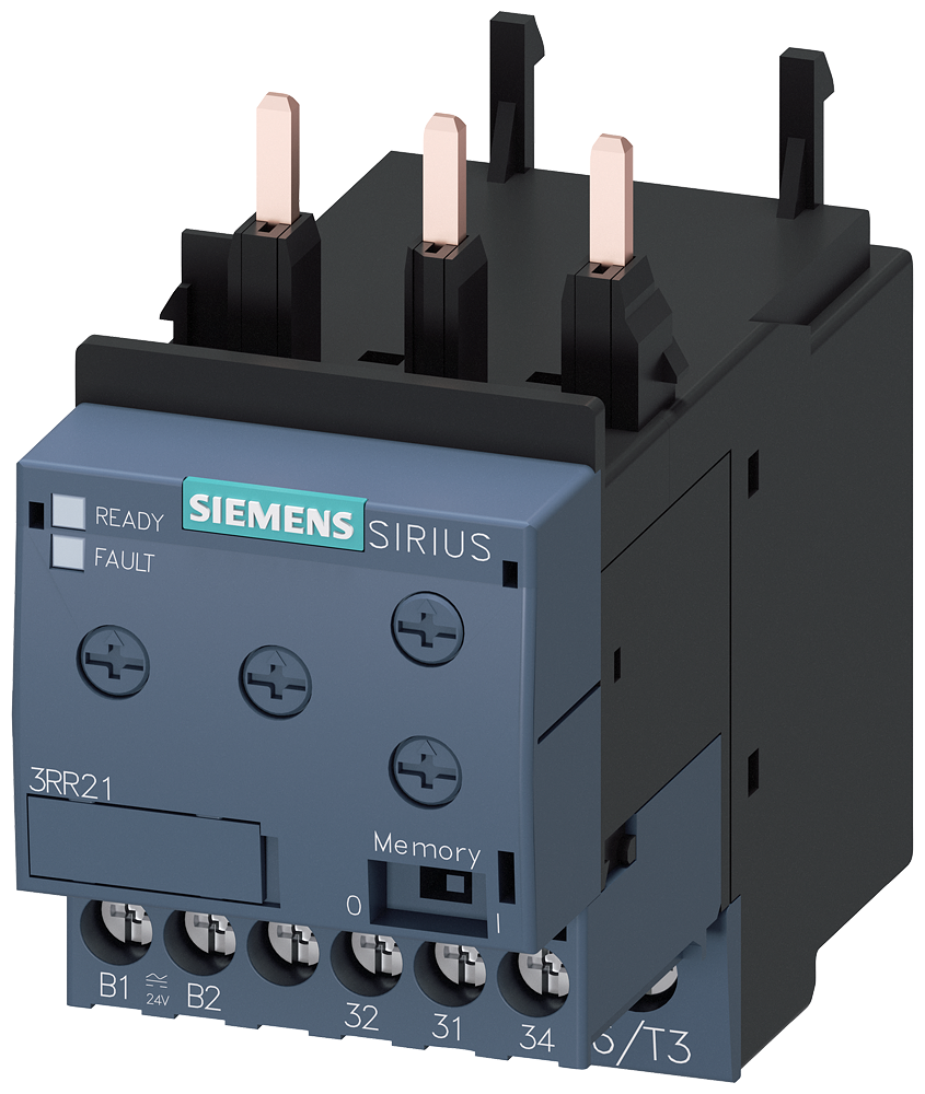 SIRIUS 3RR21, 3RR22 monitoring relays f. mounting on 3RT2 contactors