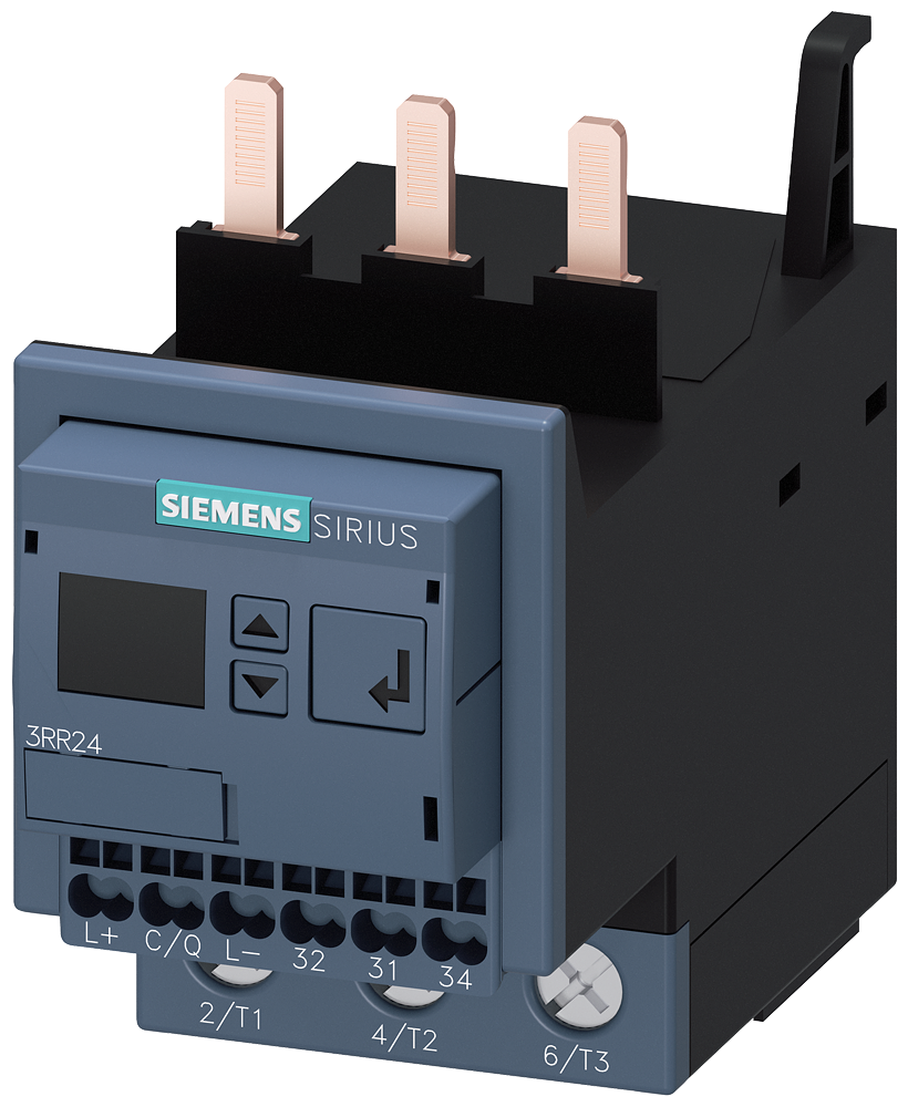 SIRIUS 3RR24 mon. relays for mounting on 3RT2 contactors for IO-Link