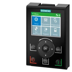 A31-Siemens-SINAMICS G120C compact converters-Supplementary system components-Operator panels-IOP‑2 Intelligent Operator Panel