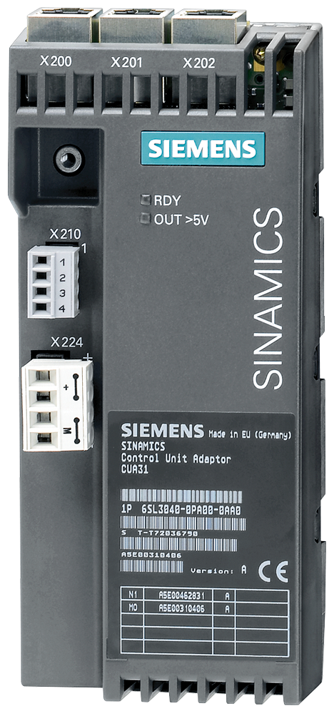 B30-Siemens-SINAMICS S120 built-in units-Control Units-CUA31 Control Unit Adapter