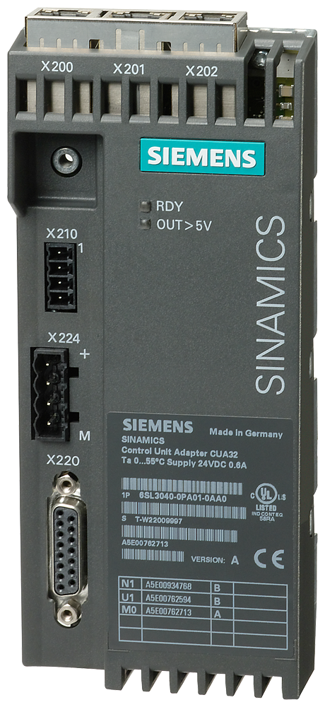 B31-Siemens-SINAMICS S120 built-in units-Control Units-CUA32 Control Unit Adapter