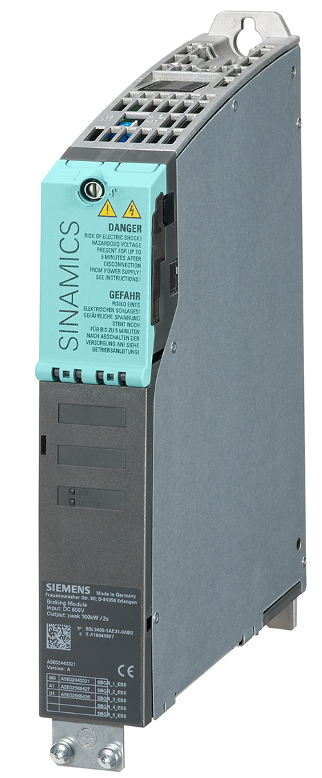 B43-Siemens-SINAMICS S120 built-in units-Booksize format-Braking Module in booksize compact format